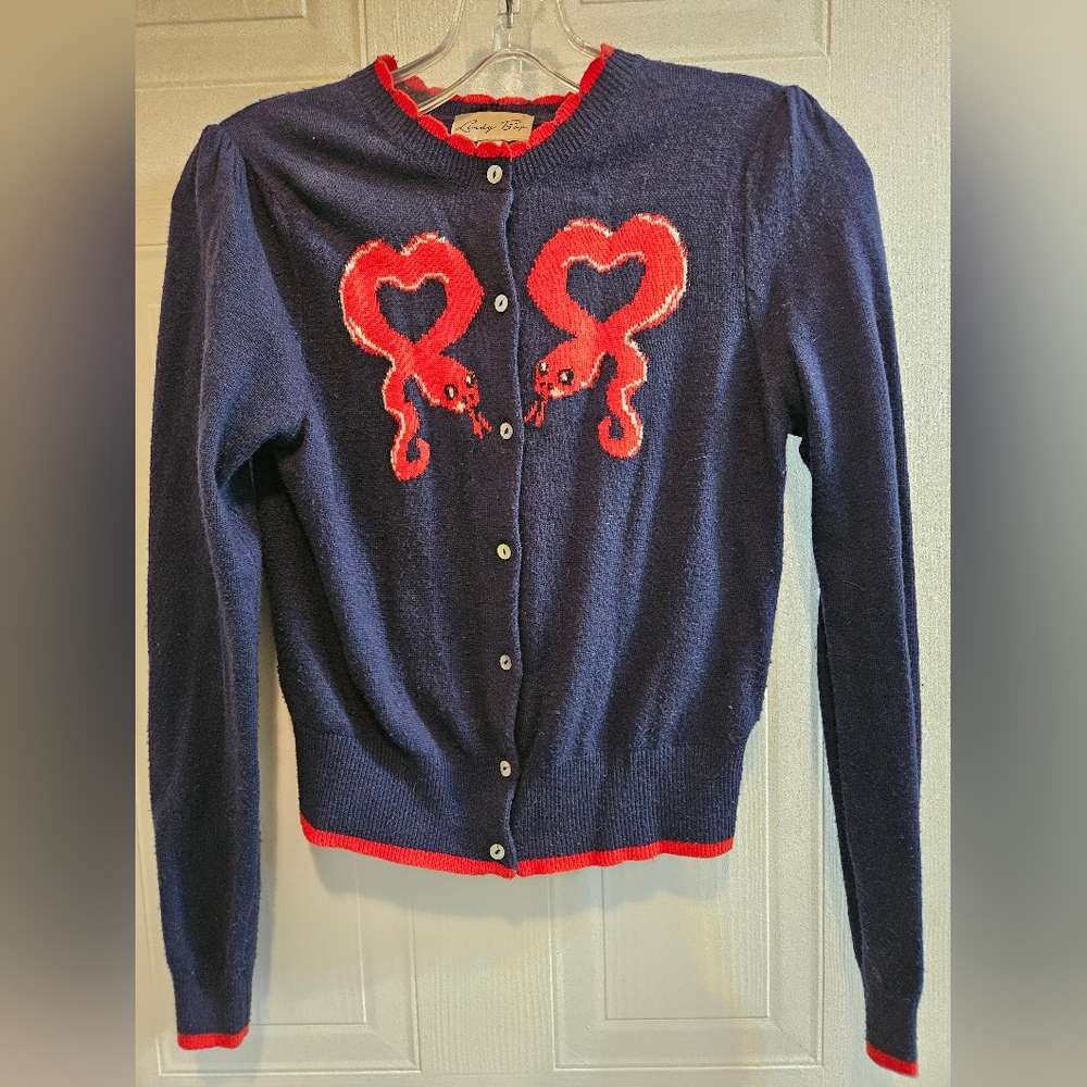 LINDY BOP Cardigan with Snakes